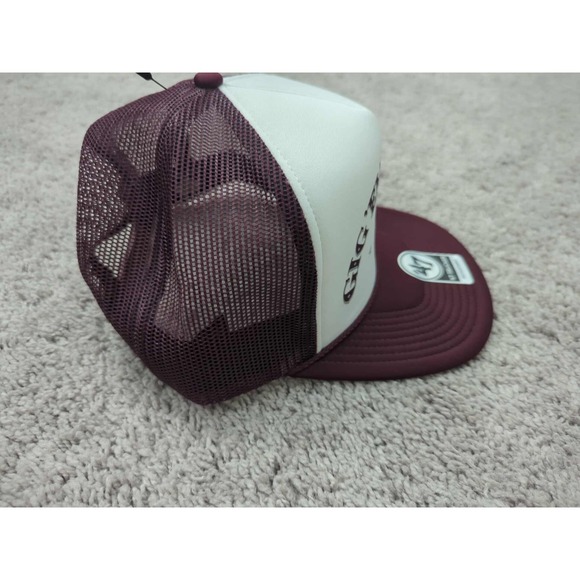 Texas A&M Aggies Hat Cap Mens OSFM NCAA Gig 'Em '47 Trucker Red Adjustable NWT‎ - Picture 4 of 7